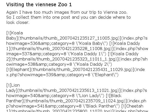 Visiting the viennese Zoo 1