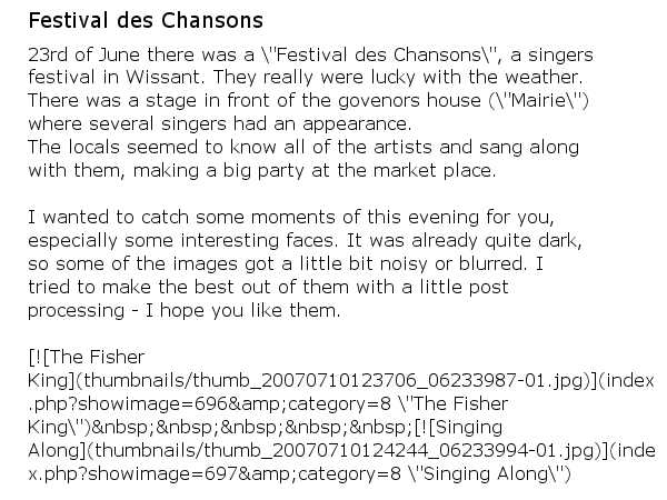 Festival des Chansons