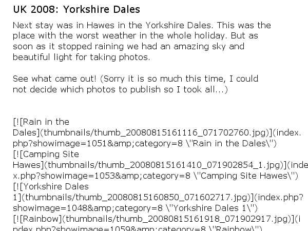 UK 2008: Yorkshire Dales